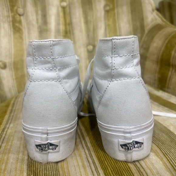 Vans Classic Sk8 Hi White High-Top Sneakers - Picture 3 of 6